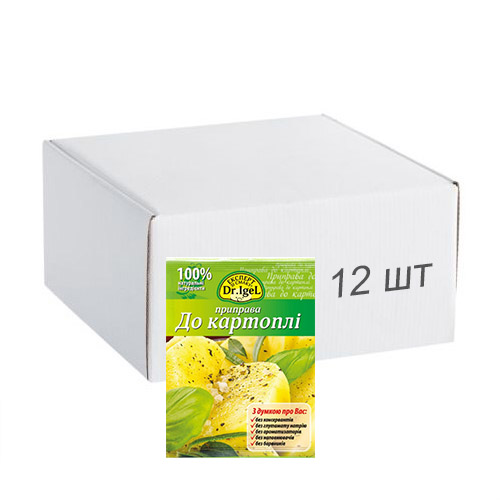 Упаковка приправы Dr.IgeL к картофелю 20 г х 12 шт